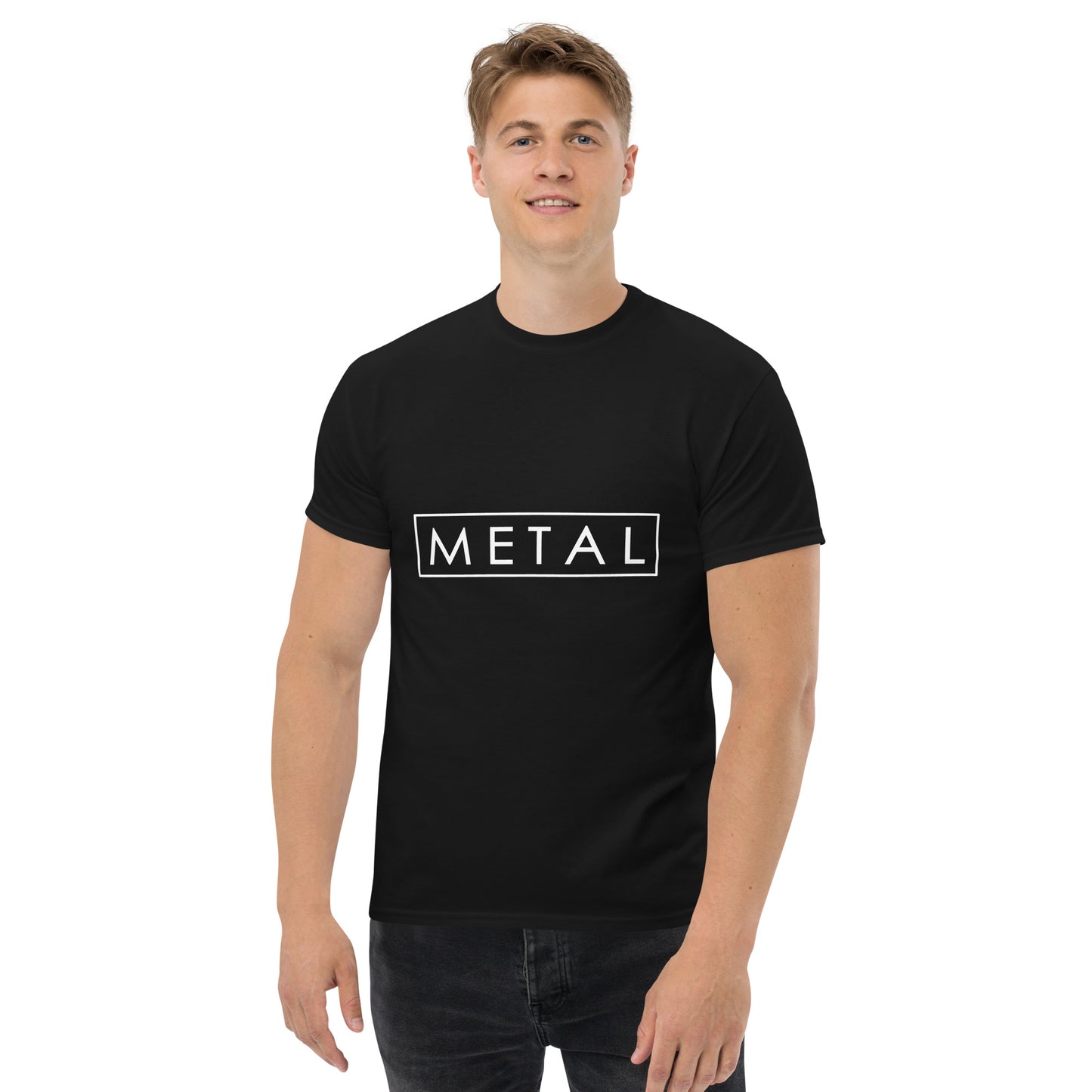 Metal Horns Up METAL black t-shirt Men