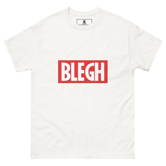 Metal Horns Up Blegh metalcore white t-shirt Men